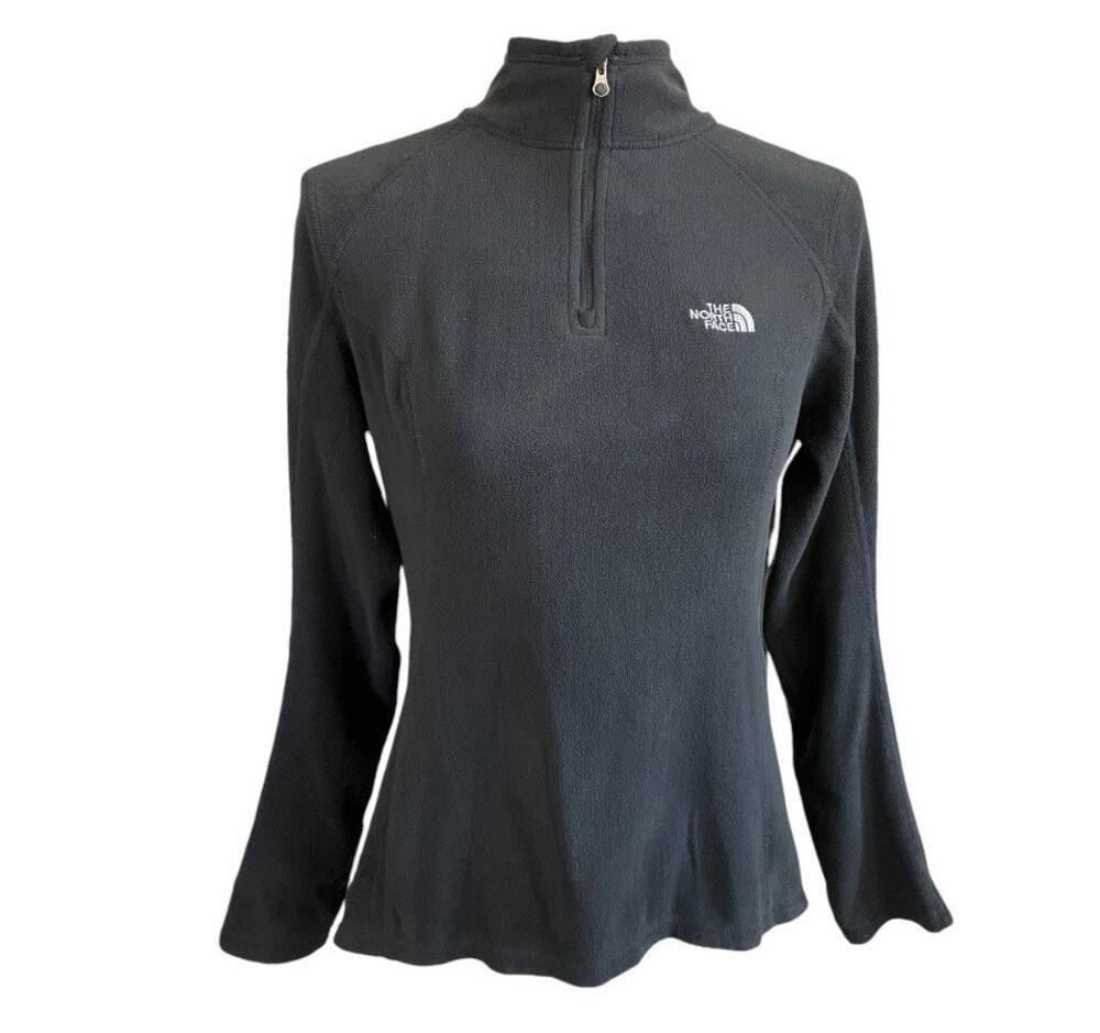 The North Face Black Fleece Pullover Quarter Zip Women's Small
